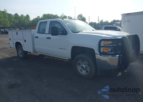 2019 Chevrolet Silverado 2500Hd Wt из США, поврежденный, VIN 2GC2KREG7K1156671